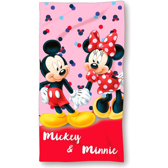 TOALLA MICKEY &#38; MINNIE DISNEY MICROFIBRA image 0