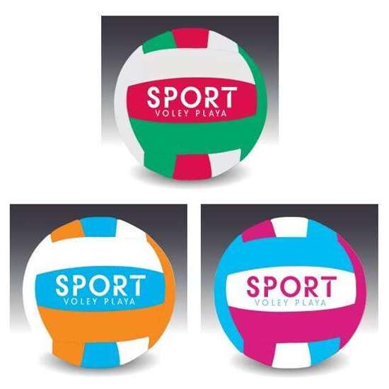 BALÓN VOLLEY PLAYA SPORT, 21 CM, 260-280 GR. - MODELOS SURTIDOS image 0