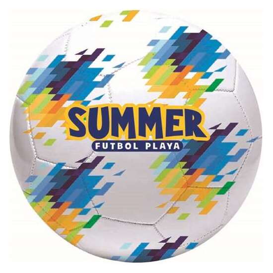 BALÓN FÚTBOL PLAYA SUMMER, 22 CM, 270-290 GR. - MODELOS SURTIDOS image 1