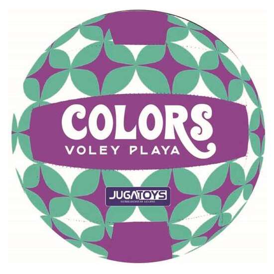 BALÓN VOLLEY PLAYA COLORS, TACTO SUAVE, 21 CM, 270-290 GR. - MODELOS SURTIDOS image 1