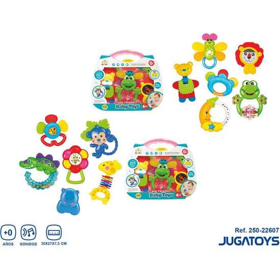 SONAJEROS ANIMALES INFANTILES EN PACK 6 UD. EN MALETÍN 30X27X75CM - MODELOS SURTIDOS image 0