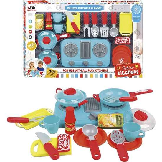 MENAJE COCINA CON HORNILLO Y ACCESORIOS 565X36X65CM image 1
