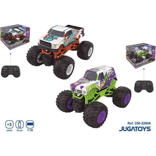 COCHE R/C SULONG MEGALO TRUCK ESCALA 1:16, 21X15X18CM - MODELOS SURTIDOS image 0