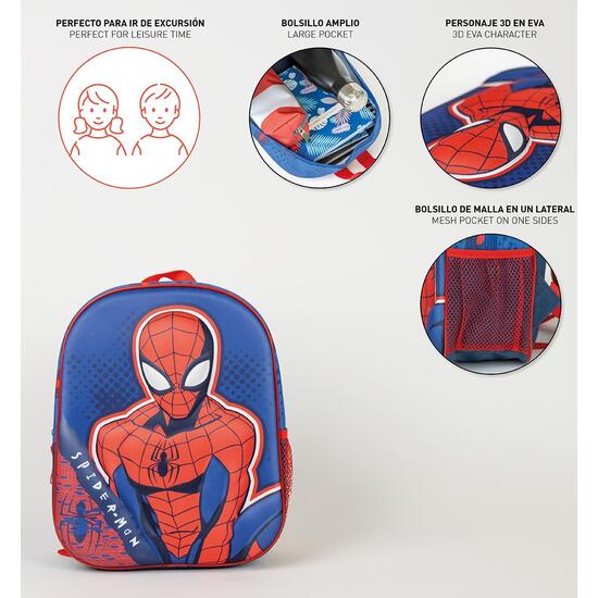 MOCHILA INFANTIL 3D SPIDERMAN image 3
