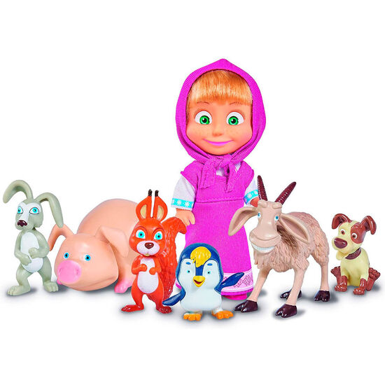 BLISTER 6 FIGURAS MASHA Y EL OSO image 2