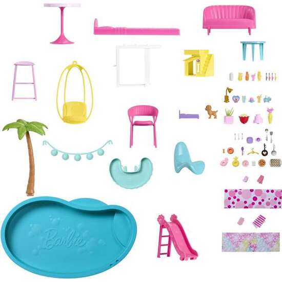 CASA DE BARBIE DREAMHOUSE CON 3 PLANTAS, 75 MUEBLES Y ACCESORIOS. image 4