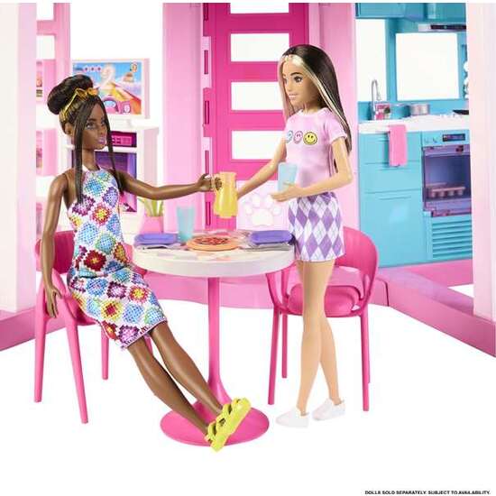 CASA DE BARBIE DREAMHOUSE CON 3 PLANTAS, 75 MUEBLES Y ACCESORIOS. image 5