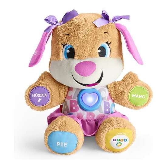 PELUCHE PERRO ROSA PRIMEROS DESCUBRIMIENTOS CON LUCES Y SONIDOS image 0