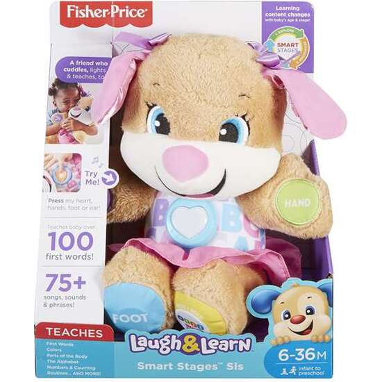 PELUCHE PERRO ROSA PRIMEROS DESCUBRIMIENTOS CON LUCES Y SONIDOS image 2