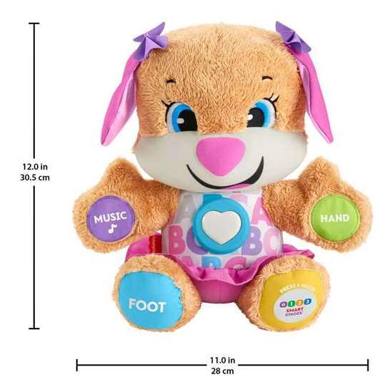 PELUCHE PERRO ROSA PRIMEROS DESCUBRIMIENTOS CON LUCES Y SONIDOS image 3