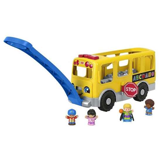 AUTOBÚS ESCOLAR GRANDE LITTLE PEOPLE. INCLUYE 4 FIGURAS. image 3