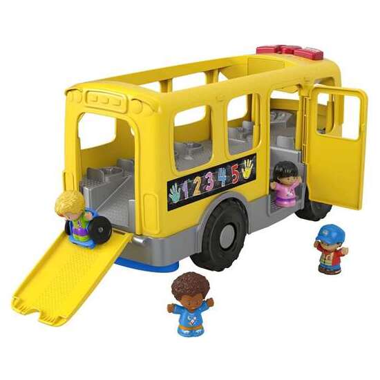 AUTOBÚS ESCOLAR GRANDE LITTLE PEOPLE. INCLUYE 4 FIGURAS. image 4