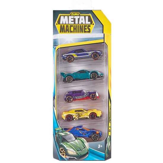 COCHES METAL MACHINES PACK 5 UNIDADES - MODELOS SURTIDOS image 0