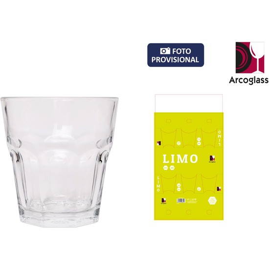 SET 6 VASOS 260CC LIMO image 0