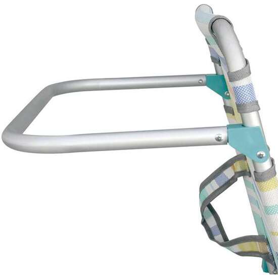 SILLA PLAYA ALUMINIO MULTIPOSICION RAYAS, CON REPOSACABEZAS 25 CM, 80X65X45CM, 25 CM ALTURA ASIENTO. image 4