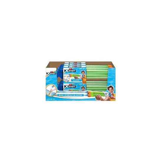 PISTOLA DE AGUA X-SHOT QUAD STREAM BLASTER CON DOS CAÑONES 135X596X57CM - MODELOS SURTIDOS image 4