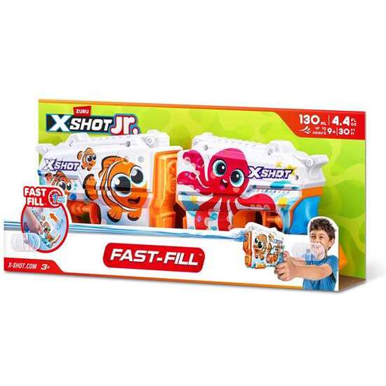 PISTOLAS DE AGUA PACK 2 UD. X-SHOT PRESCHOOL BLASTER 155X37X48CM image 0
