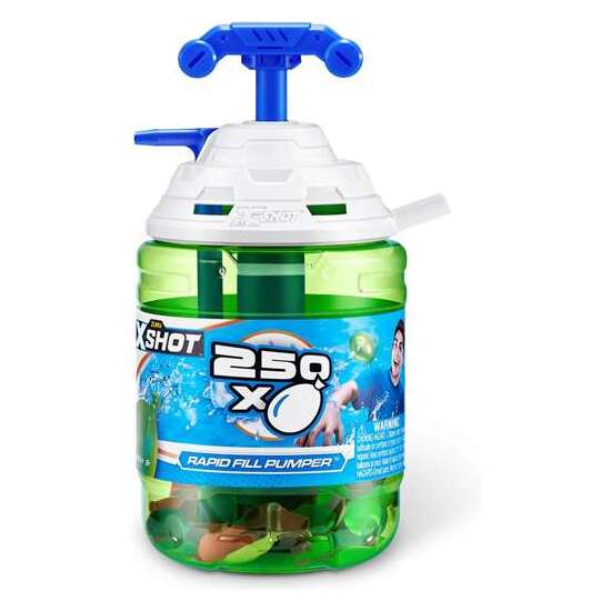 GLOBOS DE AGUA X-SHOT 250 UD. CON HINCHADOR EN BOTE 255X128X128CM image 0