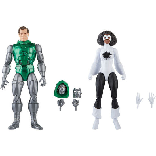 FIGURA CAPTAIN MARVEL VS DOCTOR DOOM BEYOND EARTHS MIGHTIEST LOS VEGADORES AVENGERS MARVEL 15CM image 1
