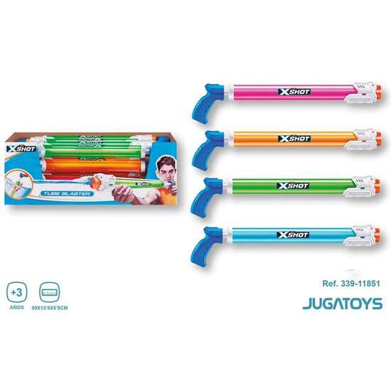 PISTOLA DE AGUA X-SHOT WARFARE TUBO SOAKER OPEN, 59X135X55CM image 1