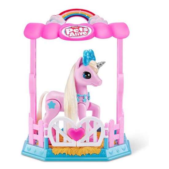 UNICORNIO ROBOT PETS ALIVE CON ESTABLO Y SONIDOS image 3
