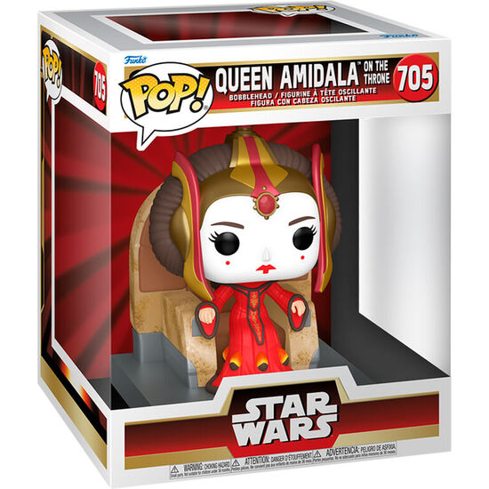 FIGURA POP DELUXE STAR WARS QUEEN AMIDALA ON THE THRONE image 1