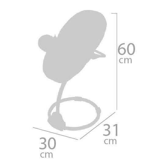TRONA COLUMPIO 3 X 1 - PARA MUÑECAS DE HASTA 50 CM. VERONA 30X31X60 CM image 5