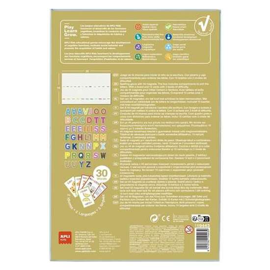 JUEGO MAGNÉTICO EL ALFABETO BILINGÜE CON 44 PIEZAS image 1