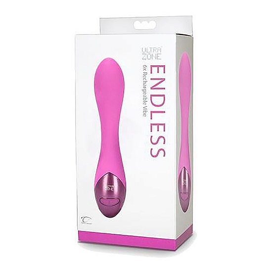 ULTRAZONE ENDLESS 6X RECHARGEABLE VIBE - PINK image 2