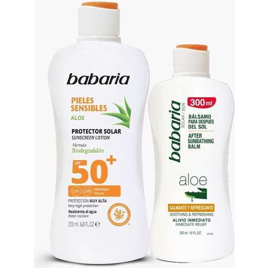 LECHE PROTECTORA SOLAR PIELES SENSIBLES F-50 +  AFTER SUN. 300 ML image 1