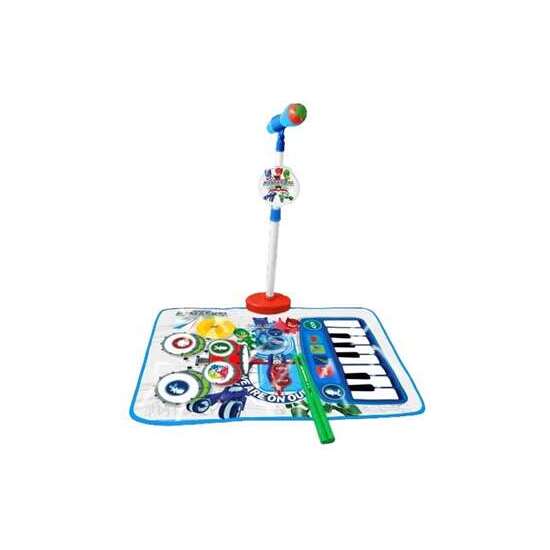ALFOMBRA PJ MASKS CON MICRÓFONO Y GUITARRA image 0