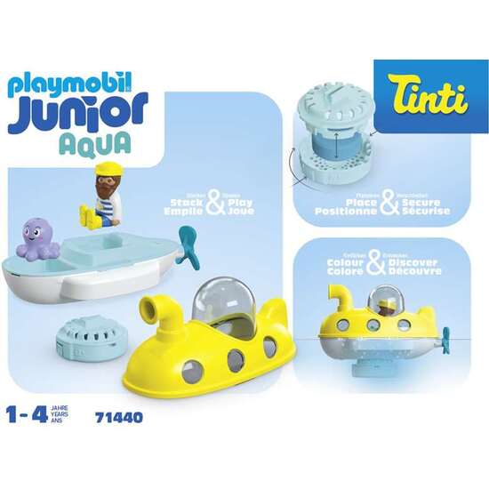 SUBMARINO DE COLORES PLAYMOBIL JUNIOR TINTIN image 3