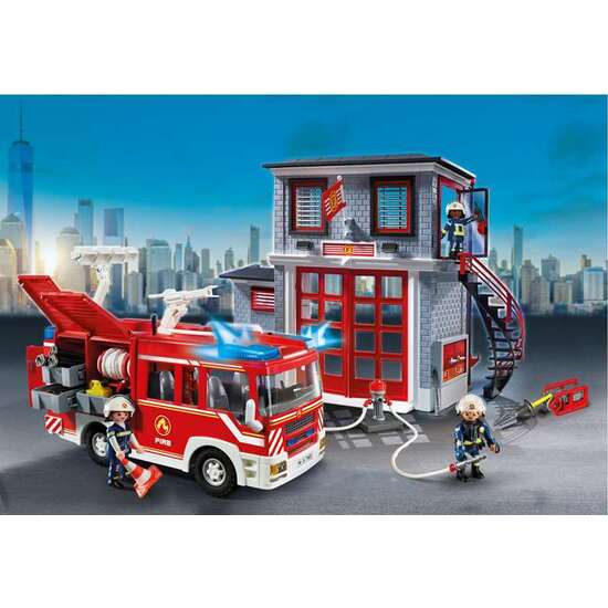 MEGA SET BOMBEROS CON ACCESORIOS PLAYMOBIL ACTION. image 4