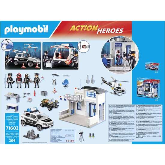 MEGA SET POLICÍA CON ACCESORIOS  PLAYMOBIL ACTION image 1