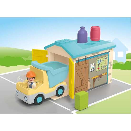 CAMIÓN CON GARAJE PLAYMOBIL JUNIOR. image 2