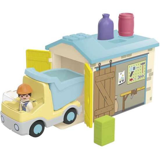 CAMIÓN CON GARAJE PLAYMOBIL JUNIOR. image 4