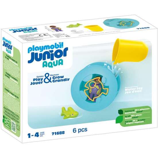 RUEDA DE AGUA CON BEBÉ TIBURÓN PLAYMOBIL JUNIOR. image 3