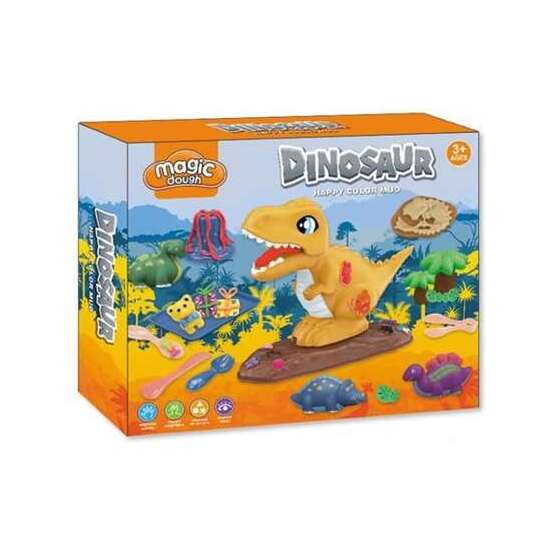 JUEGO PLASTILINA MAGIC DOUGH DINOSAURIO Y ACCESORIOS 30X24X7CM image 0