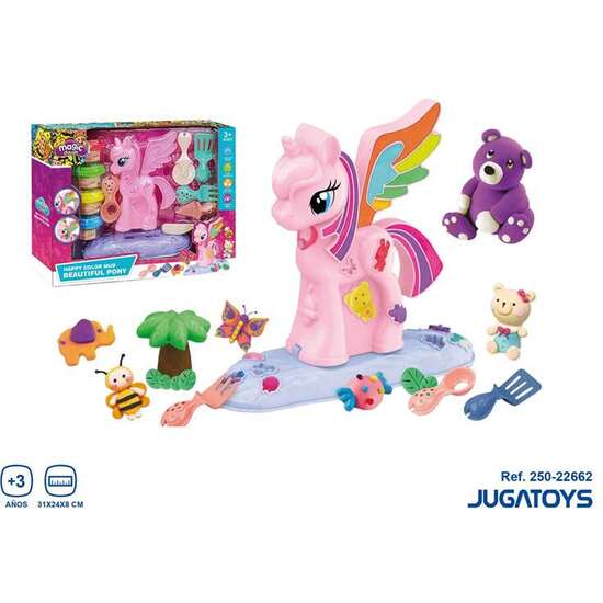 JUEGO PLASTILINA MAGIC DOUGH UNICORNIO CON ACCESORIOS 31X24X8CM image 1