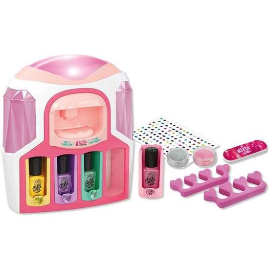 ESTUDIO DE UÑAS CON MAQUINA PARA DECORAR, 4 PINTAUÑAS Y ACCESORIOS 31X8X21 CM image 0