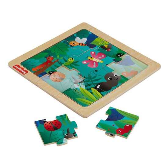 MINI PUZZLES DE MADERA FISHER-PRICE. INCLUYE 1 PUZLE CON 9 PIEZAS FÁCILES DE CONECTAR. image 2