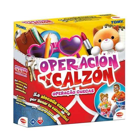 JUEGO OPERACIÓN CALZÓN. LLENA TU CALZONCILLO! PON A PRUEBA TU INGÉNIO! image 0