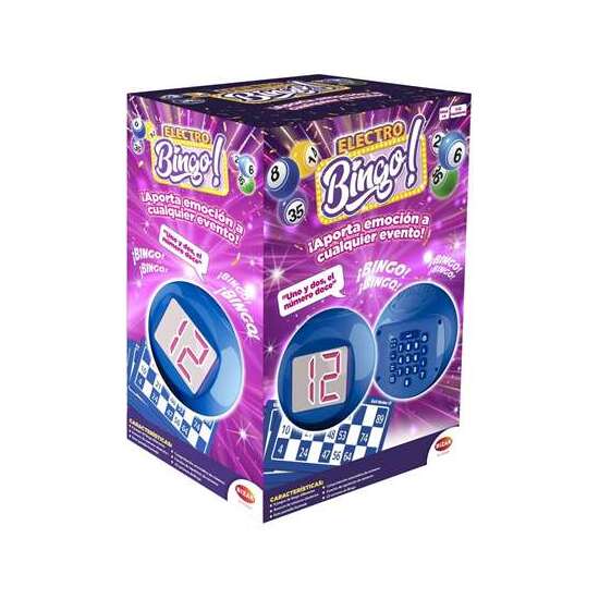 JUEGO ELECTRO BINGO HASTA 50 JUGADORES. CON PANTALLA ILUMINADA Y SONIDOS. image 0