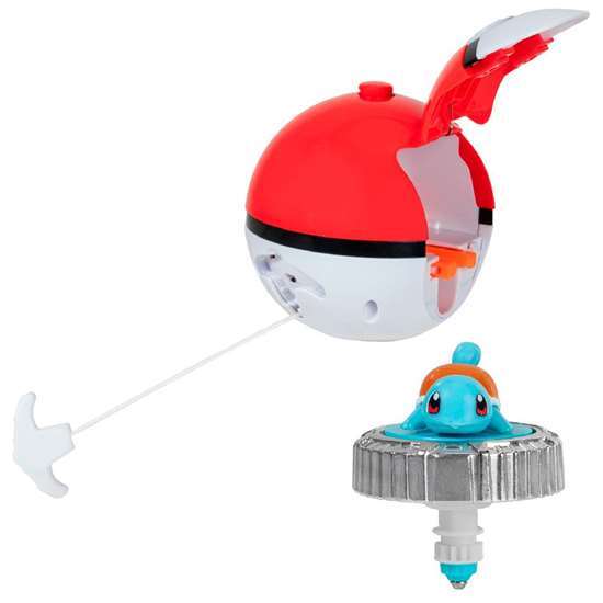 POKEMON BATTLE SPINNER. CARGA,LANZA Y PELEA! TIRA DE LA CUERDA APUNTA Y DISPARA! - MODELOS SURTIDOS image 1
