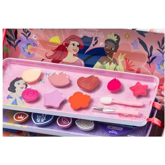 ESTUCHE METALICO MAQUILLAJE PRINCESAS 3 PISOS. 4X9X22 CM image 3