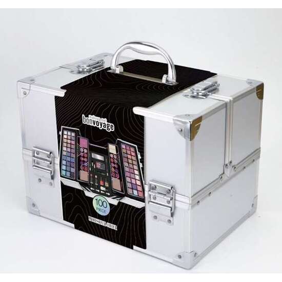 MALETIN METALICO PROFESSIONAL COLOUR. INCLUYE 100 PIEZAS. 30.40X23.40X20.60 CM image 1
