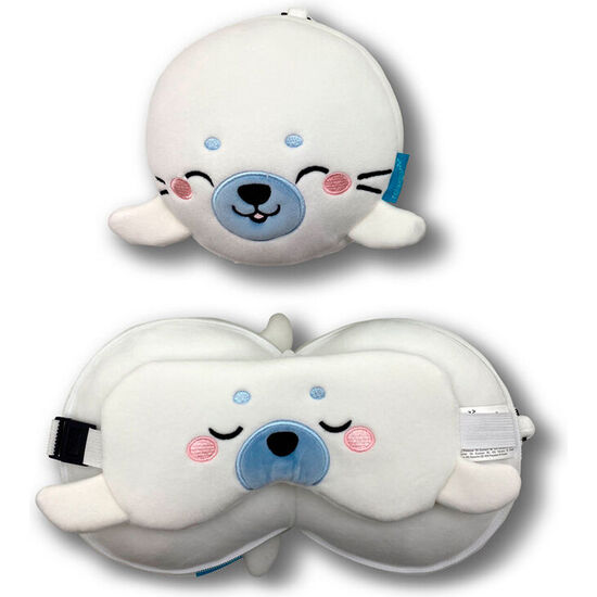 ALMOHADA VIAJE ANTIFAZ KAI LA FOCA ADORAMALS RELAXEAZZZ image 0