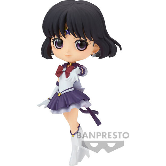 FIGURA SAILOR SATURN VER.A PRETTY GUARDIAN SAILOR MOON COSMOS Q POSKET 13CM image 0