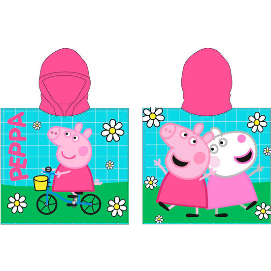 PONCHO TOALLA PEPPA PIG MICROFIBRA image 0