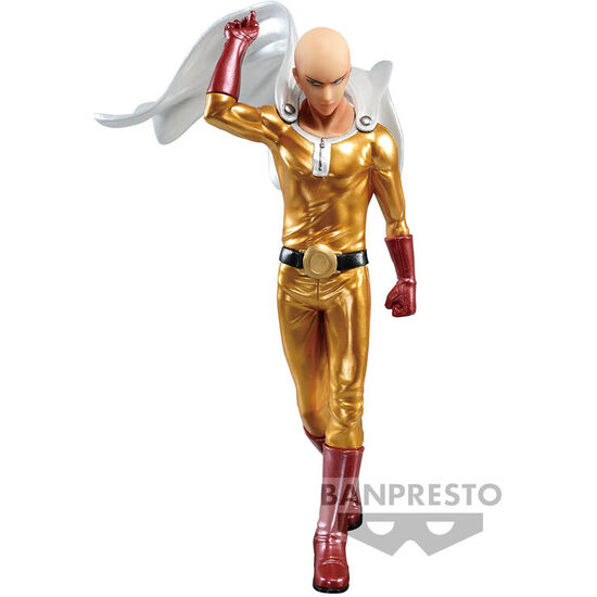 FIGURA SAITAMA METALIC COLOR ONE PUNCH MAN 20CM image 0